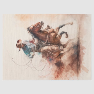 Cowboy-Western Seidenpapier