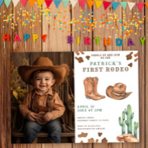 Cowboy Wild West 1. Rodeo Geburtstagsparty