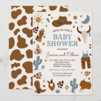 Cowboy Wild West Rodeo Ranch Baby Dusche
