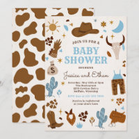 Cowboy Wild West Rodeo Ranch Baby Dusche