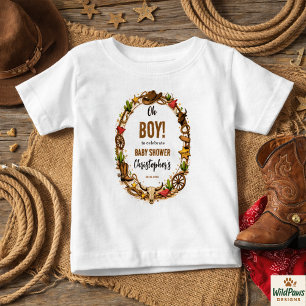 Cowboy Wild West Rodeo Ranch   Rustikale westliche Baby T-shirt