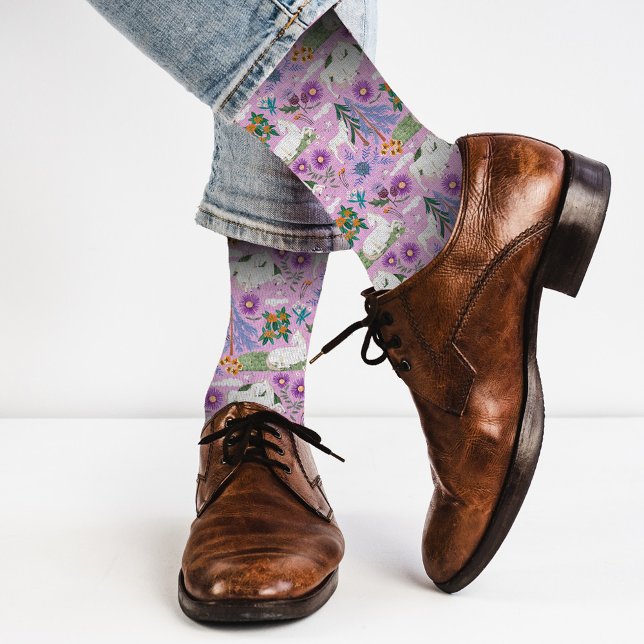 Cowboy Wildlife Nature Horse Lila Socken (Von Creator hochgeladen)
