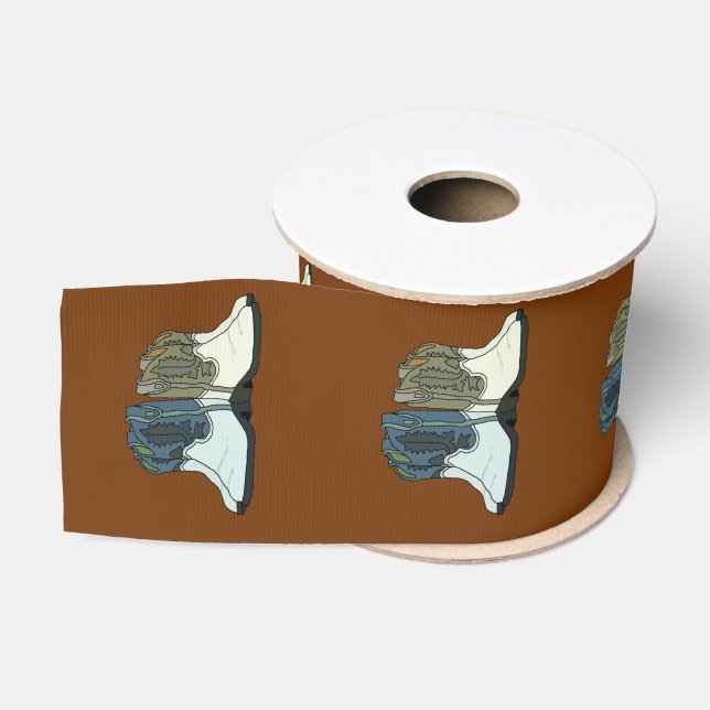 Cowboy zwei Paar Stiefel Country Western Ripsband (Spule)