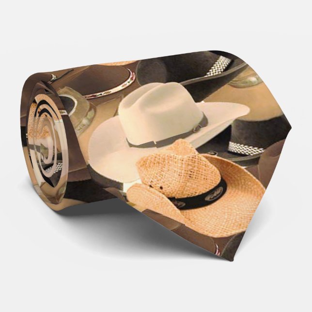 Cowboyhut-Krawatte Krawatte (Gerollt)