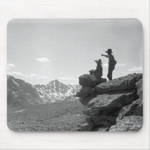 Cowboys auf einer Kante Mousepad