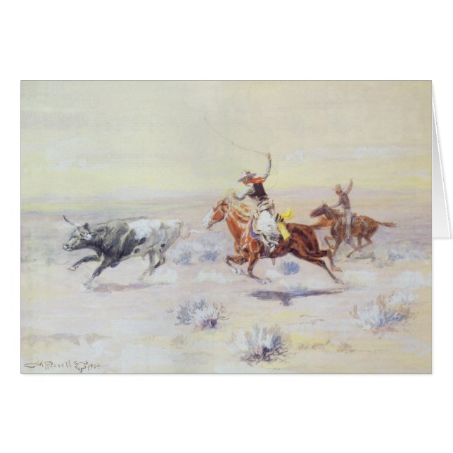 Cowboys aus dem Bar Dreieck von CM Russell (Vorderseite (Horizontal))