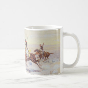 Cowboys aus dem Bar Triangle von CM Russell Kaffeetasse