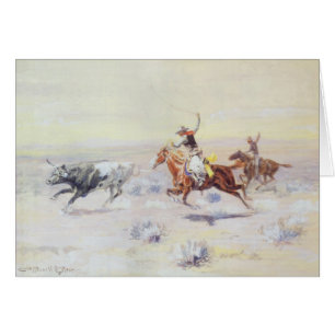 Cowboys du Triangle Bar par CM Russell