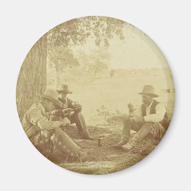 Cowboys Kaffee Magnet (Vorne)