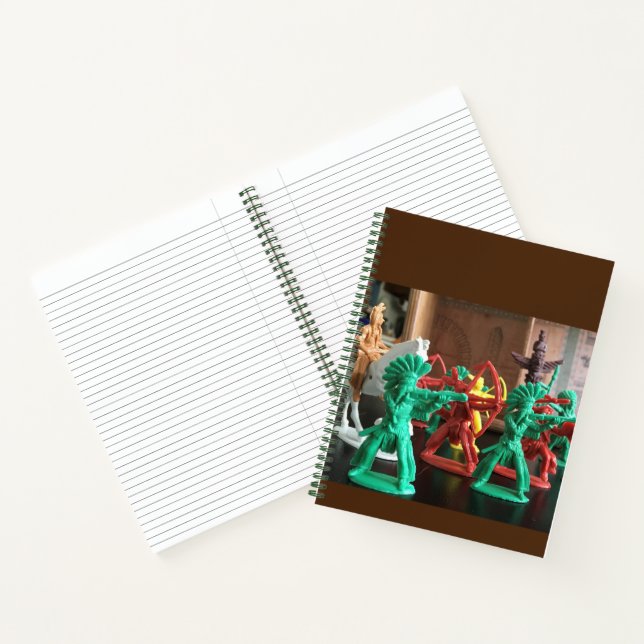 Cowboys und Amerikanische Ureinwohner Notebook / J Notizbuch (Innenseite)