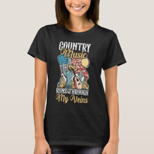Cowboys Western Country Musik Konzert Land Liebe T-Shirt
