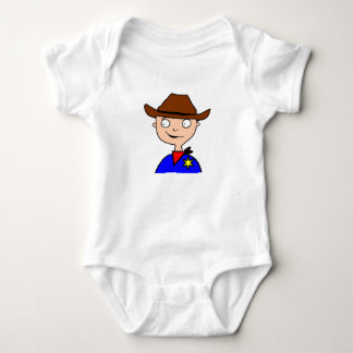 Cowboyschutzhülle-Schicht Baby Strampler