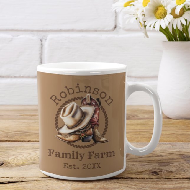 Cowboystiefel für Western von Familienbetrieben Kaffeetasse (Von Creator hochgeladen)