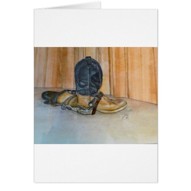 Cowboystiefel mit Spornen (Vorne)