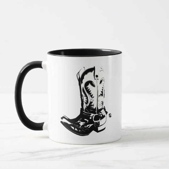 Cowboystiefel Tasse (Links)