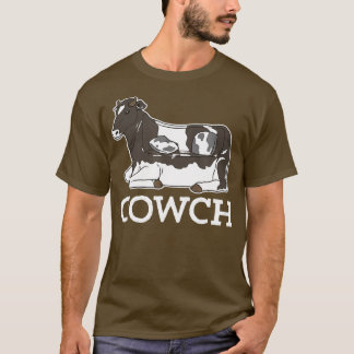 Cowch Funny Cow Couch Rind Farm Tiere T-Shirt