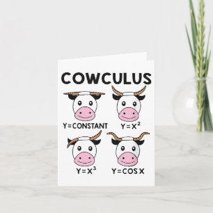 Cowculus Funny Mathe Shirt für Jungen Mädchen, Kin Karte