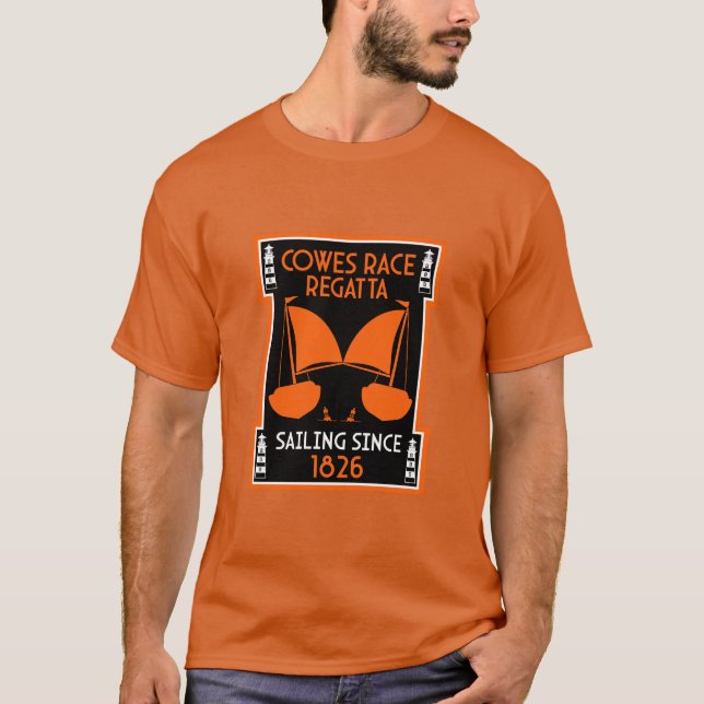 Cowes Isle of Wight Yacht Regatta T-Shirt (Vorderseite)