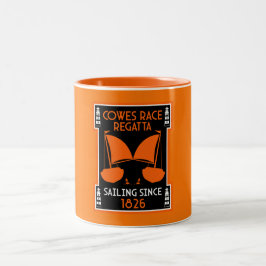 Cowes Isle of Wight Yacht Regatta Zweifarbige Tasse