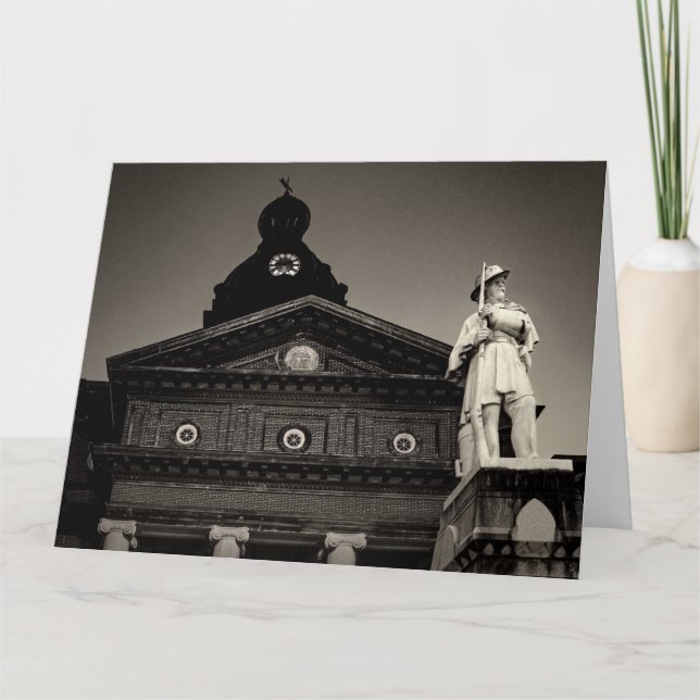 COWETA LANDKREIS COURTHOUSE Jumbo Grußkarte Karte (Vorderseite)