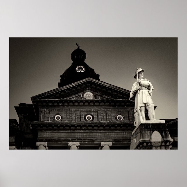 COWETA LANDKREIS COURTHOUSE Poster (Vorne)