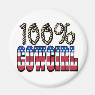 Cowgirl 100% magnet