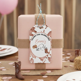 Cowgirl 1. Rodeo 1. Geburtstag Geschenkanhänger