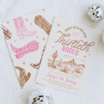 Cowgirl 30. Rodeo Geburtstagsfeier Einladung<br><div class="desc">Cowgirl 30. Geburtstag Einladung Bereit,  von Ihnen personalisiert zu sein!</div>