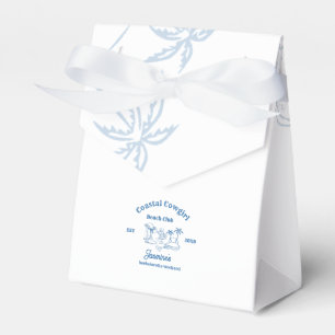 Cowgirl am Blue Ocean Bachelorette Geschenkschachtel