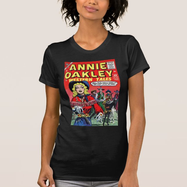 Cowgirl Annie Oakley T-Shirt (Vorderseite)