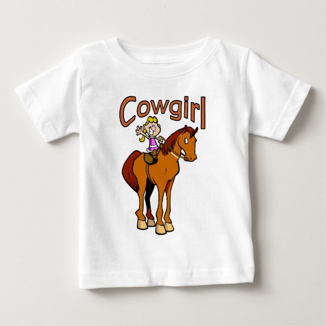 Cowgirl Baby T-shirt (Vorderseite)