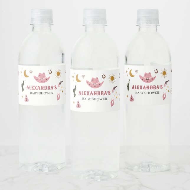 Cowgirl Babydusche (Flaschen)