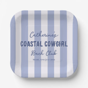 Cowgirl Bach Bach Club Pappteller