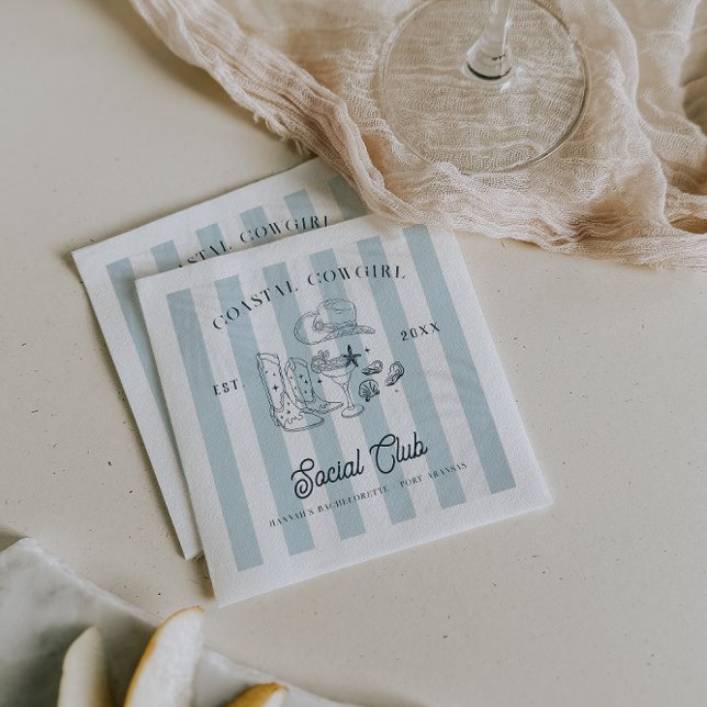 Cowgirl Bachelorette Serviette (Von Creator hochgeladen)