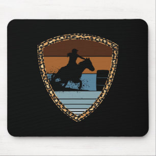 Cowgirl Barrel Racing Racing Reitsport Rodeo Ropin Mousepad