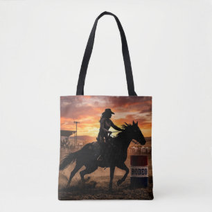 Cowgirl-Barrel-Racing-Rodeo Tasche