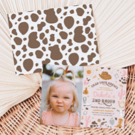 Cowgirl Birthday Einladung | 2. Rodeo - Einladung