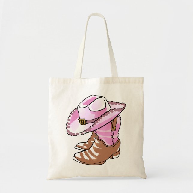 Cowgirl Boots und Hat Tragetasche (Vorne)