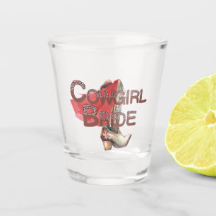 Cowgirl Bride Schnapsglas