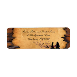 Cowgirl Brides Custom Wedding Rücksendeadresse