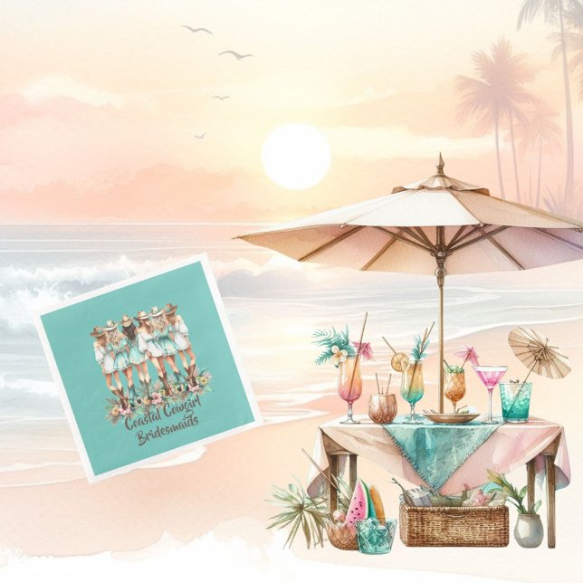 Cowgirl Bridesmaids Serviette (Von Creator hochgeladen)