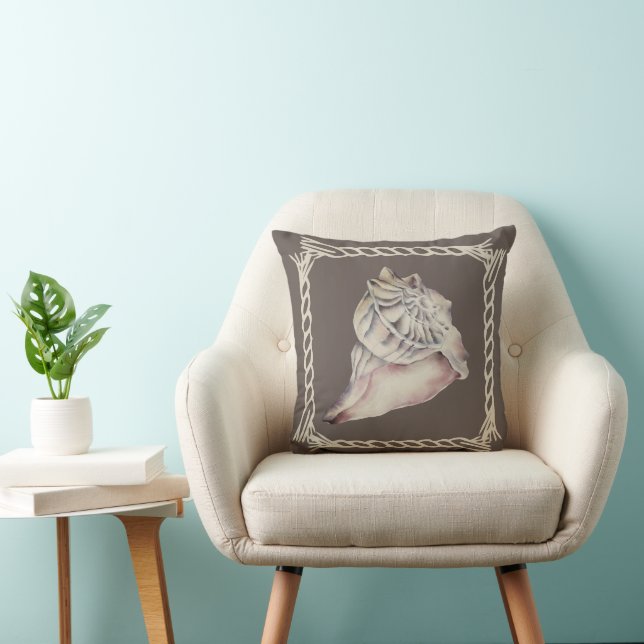 Cowgirl Brown Seashell Kissen (Stuhl )