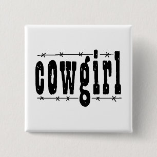 Cowgirl Button