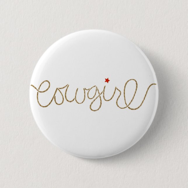 Cowgirl Button (Vorderseite)