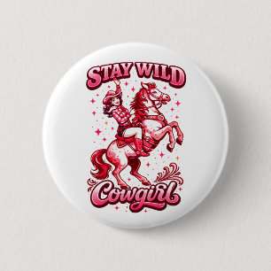 Cowgirl Button