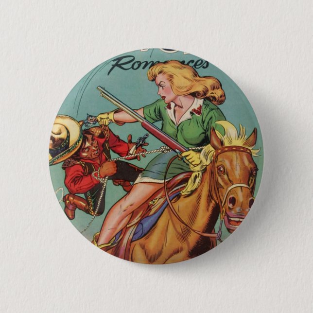 Cowgirl Button (Vorderseite)