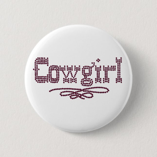 Cowgirl Button (Vorderseite)