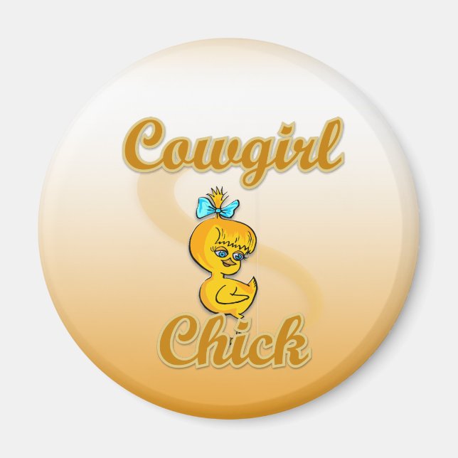 Cowgirl Chick Magnet (Vorne)