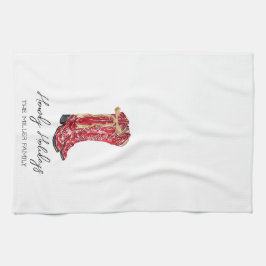 Cowgirl Christmas Geschirrtuch