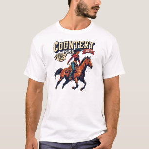 Cowgirl Codes: Unbändiger Country-Geist T-Shirt
